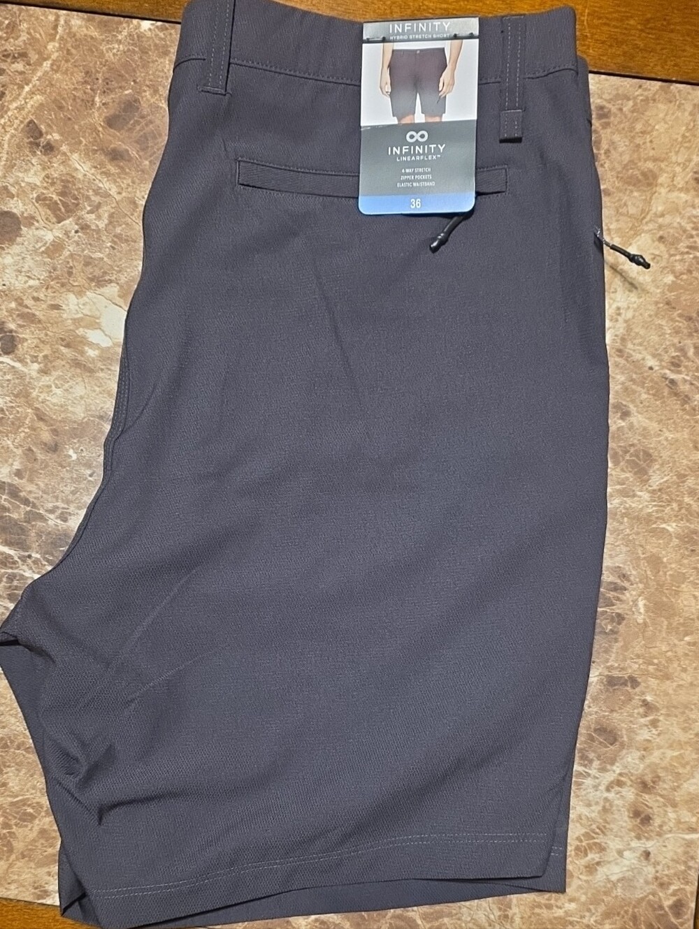 INFINITY Men’s Hybrid Stretch Short - Charcoal